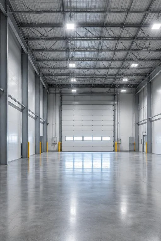 Illustrative industrial / flex architecture, not a property listing
