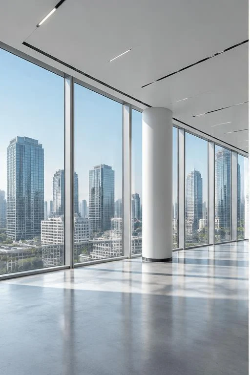 Illustrative office architecture, not a property listing
